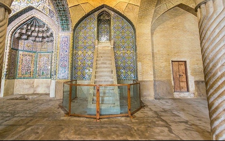 منبر و محراب مسجد وکیل بخشی از مجموعه تاریخی وکیل