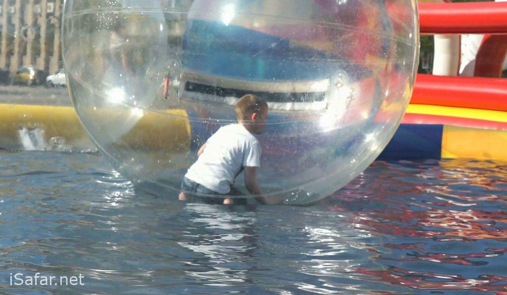 تفریح آبی بیگ بال در جزیره کیش